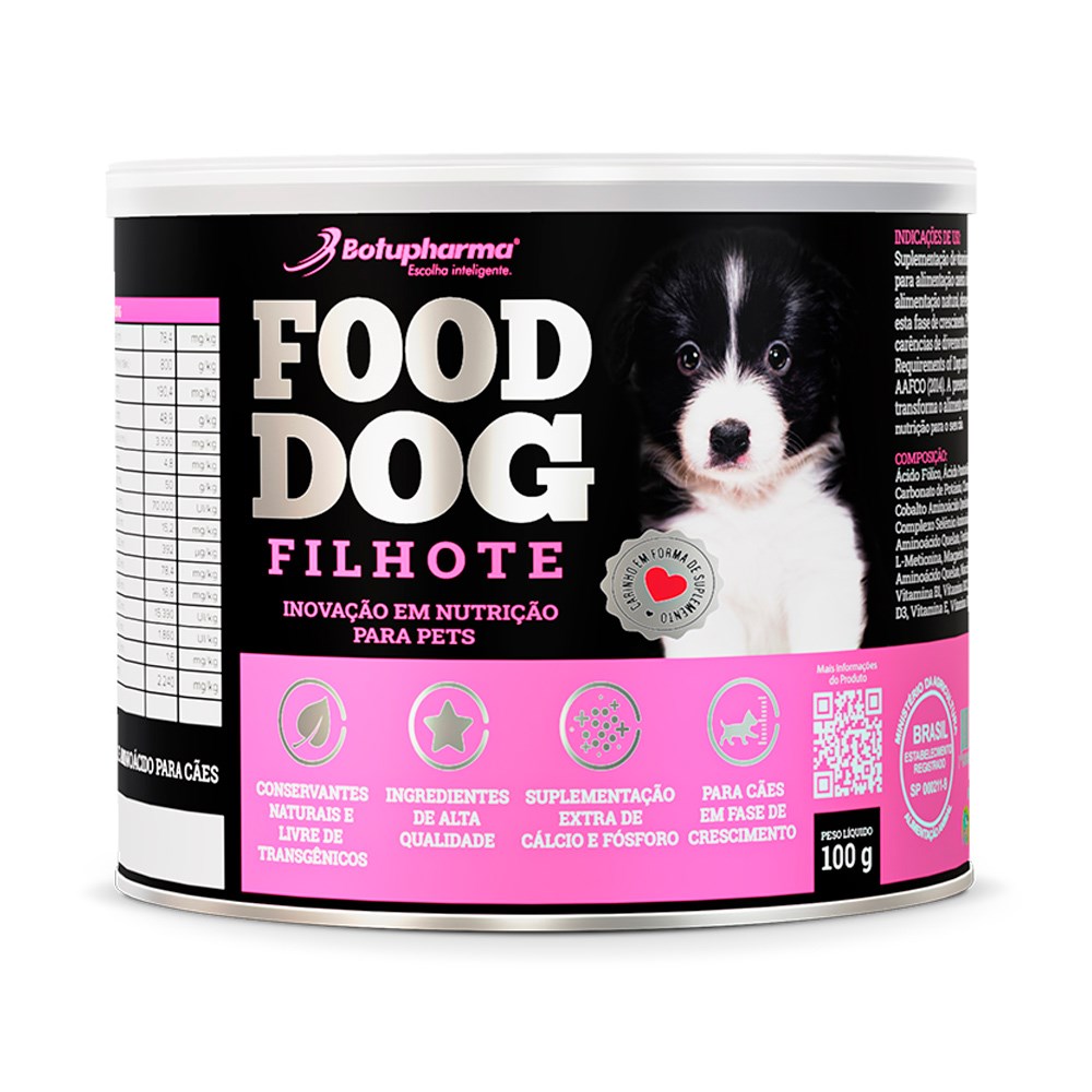 Suplemento Vitamínico Botupharma Food Dog Crescimento