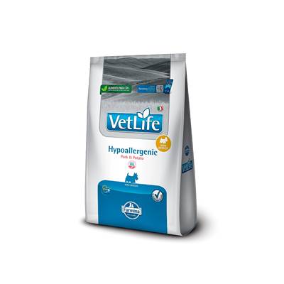 Ração Vet Life Hypoallergenic Pork & Potato para Cães Adultos de Mini e Pequeno Porte 2kg