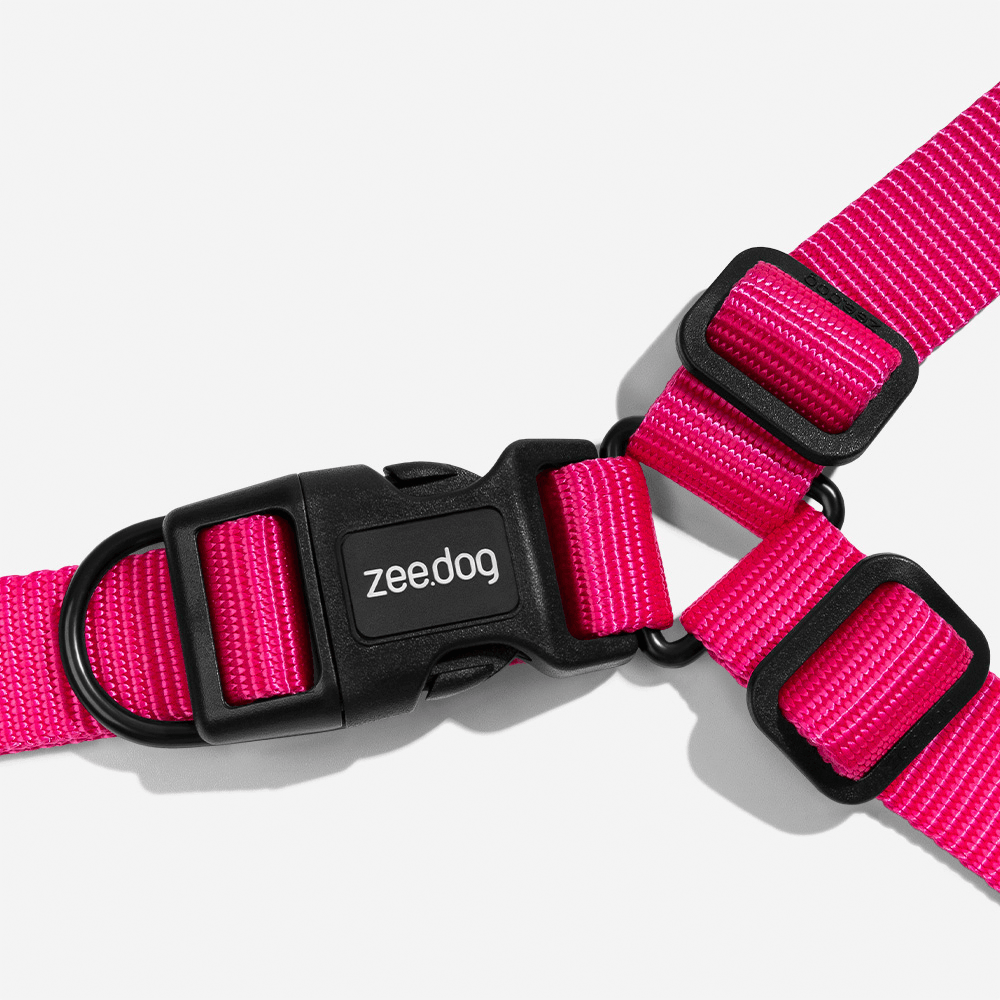 Peitoral para Cachorros Antipuxão Pink Led | Imagem 3