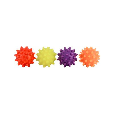 Brinquedo Art Injet Bola de Borracha Maciça 75mm com Cravo para Cães 75mm