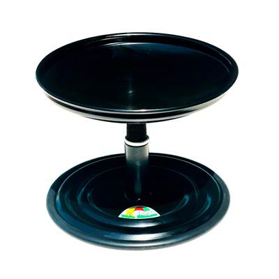 Comedouro Vida Mansa Miau Miau Preto para Gatos 284ml