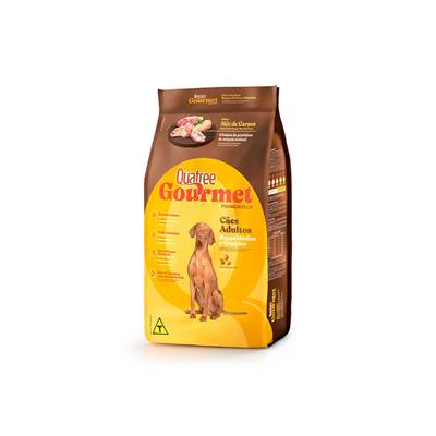 Ração Quatree Gourmet para Cães Adultos Porte Médio e Grande Sabor Mix de Carnes 20kg