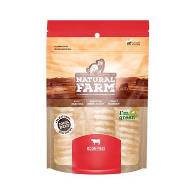 Osso Traqueia 6 Fechada com 3 Unidades para Cães Natural Farm