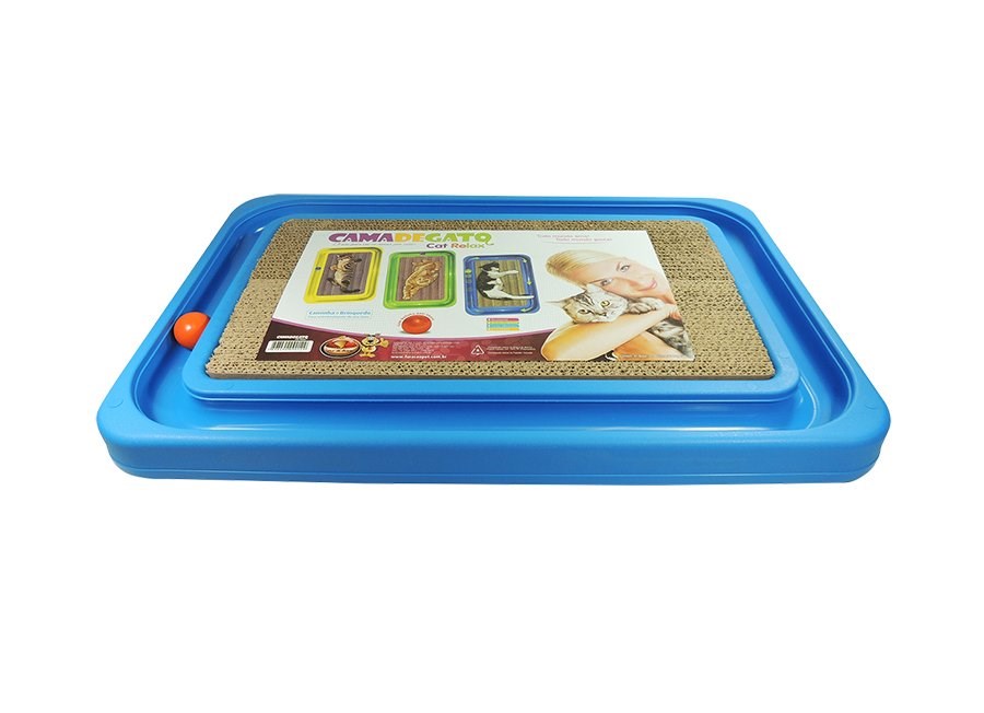 Brinquedo Relaxante Furacão Pet para Gatos Azul