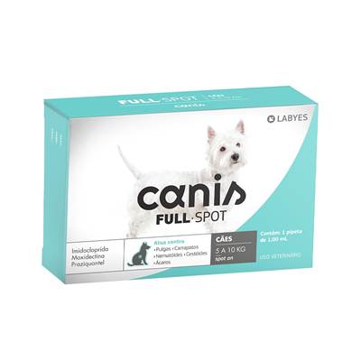 Antiparasitário Labyes Canis Fullspot para Cães de 5 a 10 kg 1 pipeta