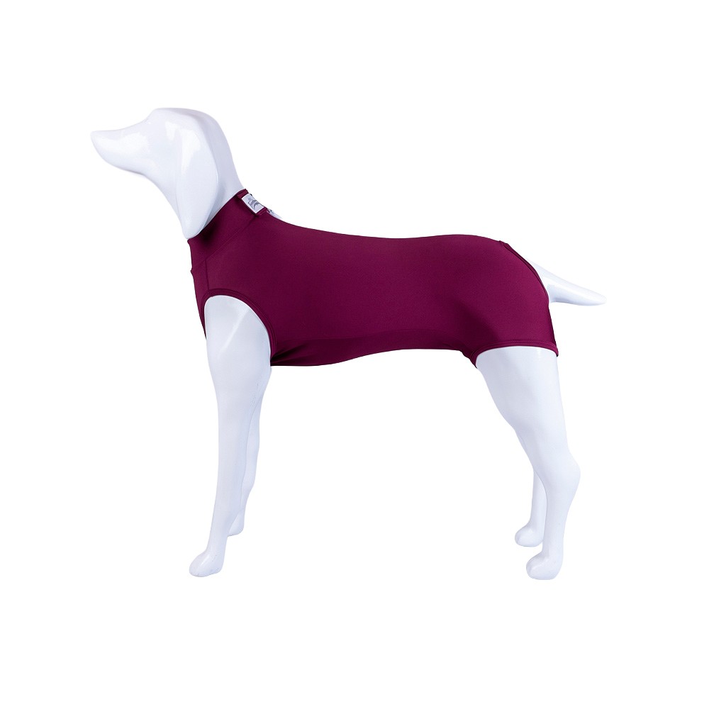 Roupa Cirúrgica Essential Care Pet Freedom Bordô para Cães Fêmeas