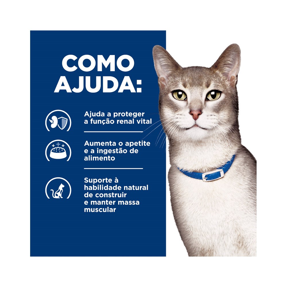 Ração Hill's Prescription Diet K/D para Gatos Adultos - Cuidado Renal 
