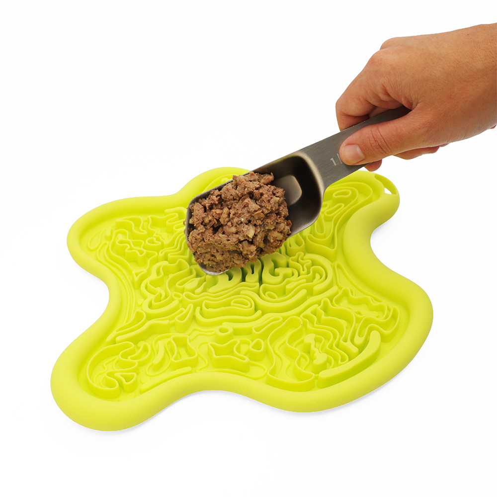 Comedouro Interativo Lik.Mat Verde Fluo