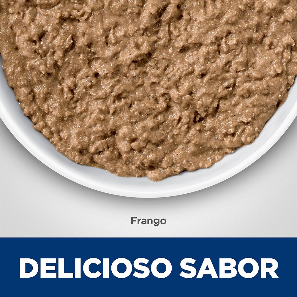 Ração Úmida Hill's Science Diet Cuidado Urinário e Bolas de Pelo para Gatos Adultos sabor Frango
