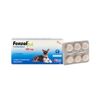 Vermífugo Fenzol Pet - para cães 500mg