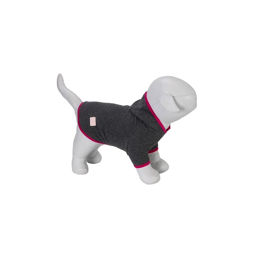 Casaco Urban Puppy Fleece Glacê Capuz Chumbo para Cães e Gatos