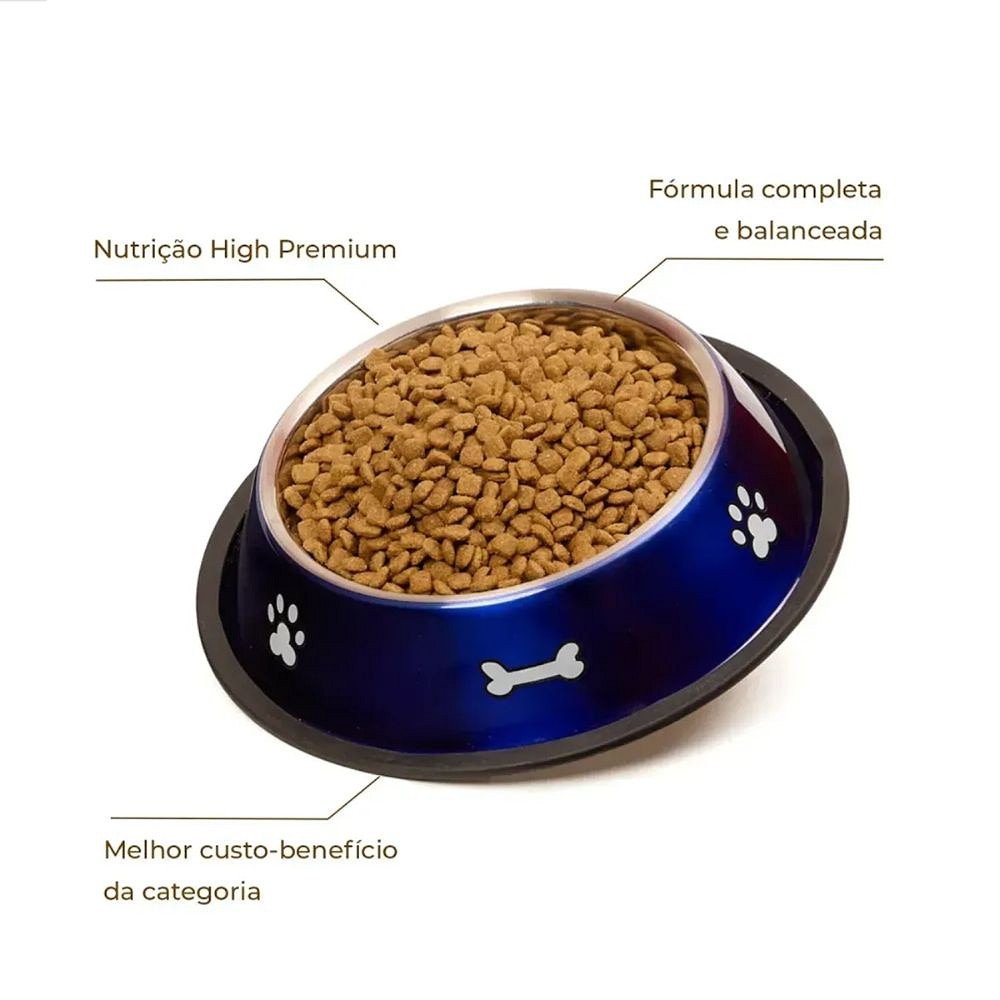 Ração Joy High Premium Cães Adultos Raças Pequenas Frango e Carne