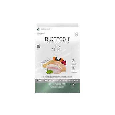 Ração Biofresh para Cães Adultos Castrados de Raças Grandes e Gigantes 3kg