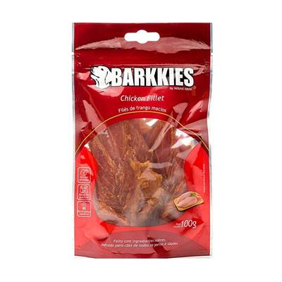 Snack Barkkies Chicken Filet para Cães 100g