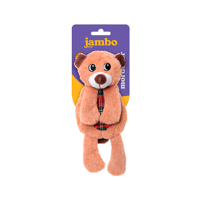 Brinquedo Jambo Mordedor Pelúcia Pop Arm Urso para Cães U