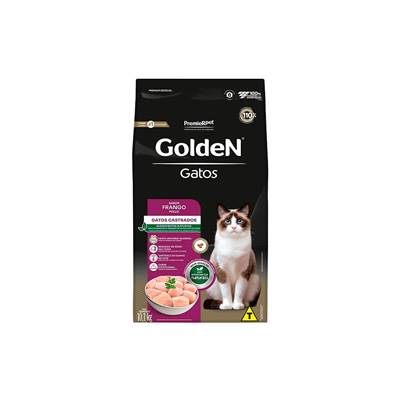 Ração Golden Gatos Adultos Castrados sabor Frango 1kg