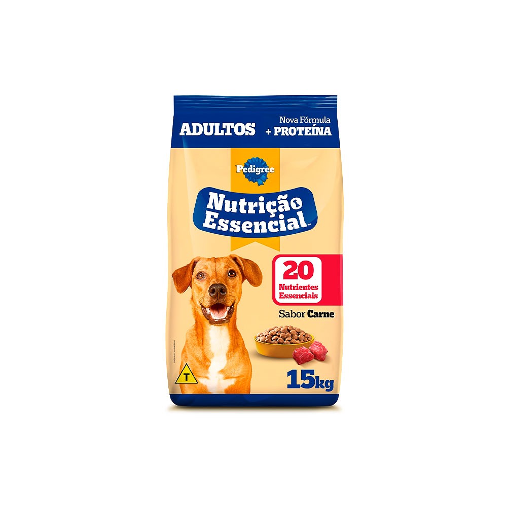 Ração Pedigree Nutrição Essencial para Cães Adultos