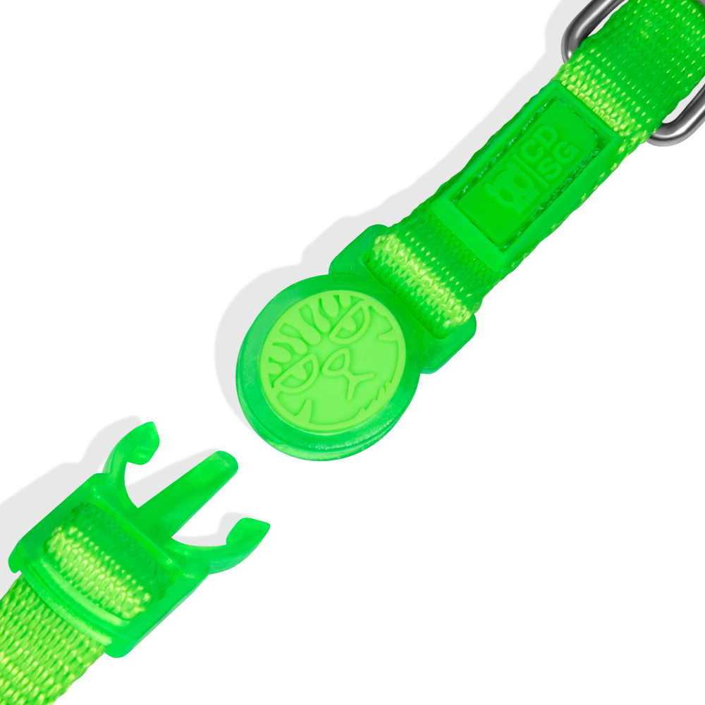 Coleira CDSG x Zee.Dog para Gatos Verde 