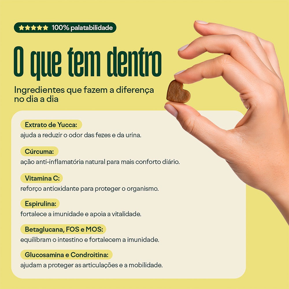 Suplemento Wigow Multivitamínico 10 em 1 para Cães