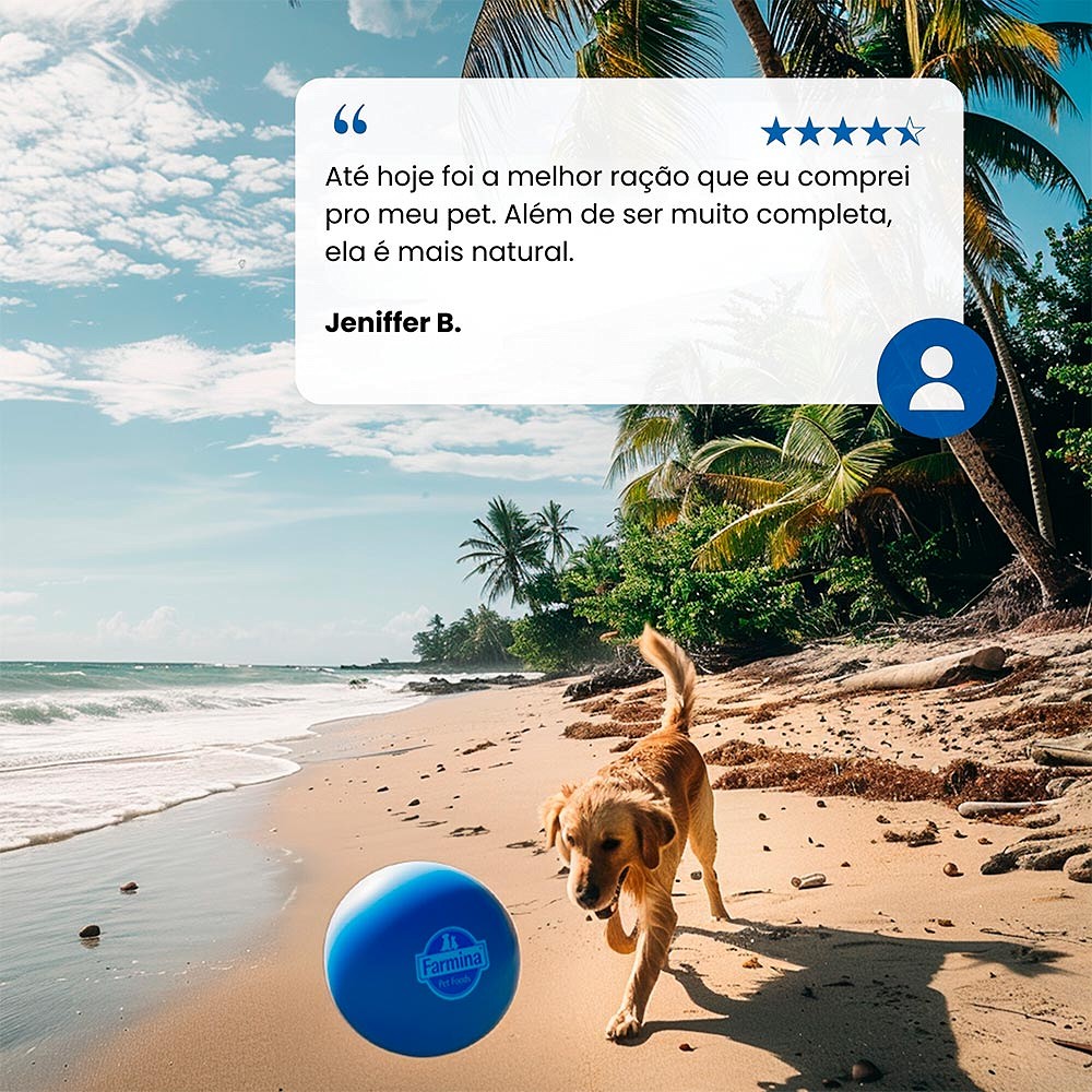 Ração Farmina N&D Tropical Selection para Cães Filhotes de Porte Médio e Grande Sabor Cordeiro, Cereais e Frutas Tropicais