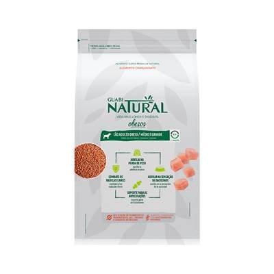 Ração Guabi Natural para Cães Obesos Porte Médio e Grande 10,1kg