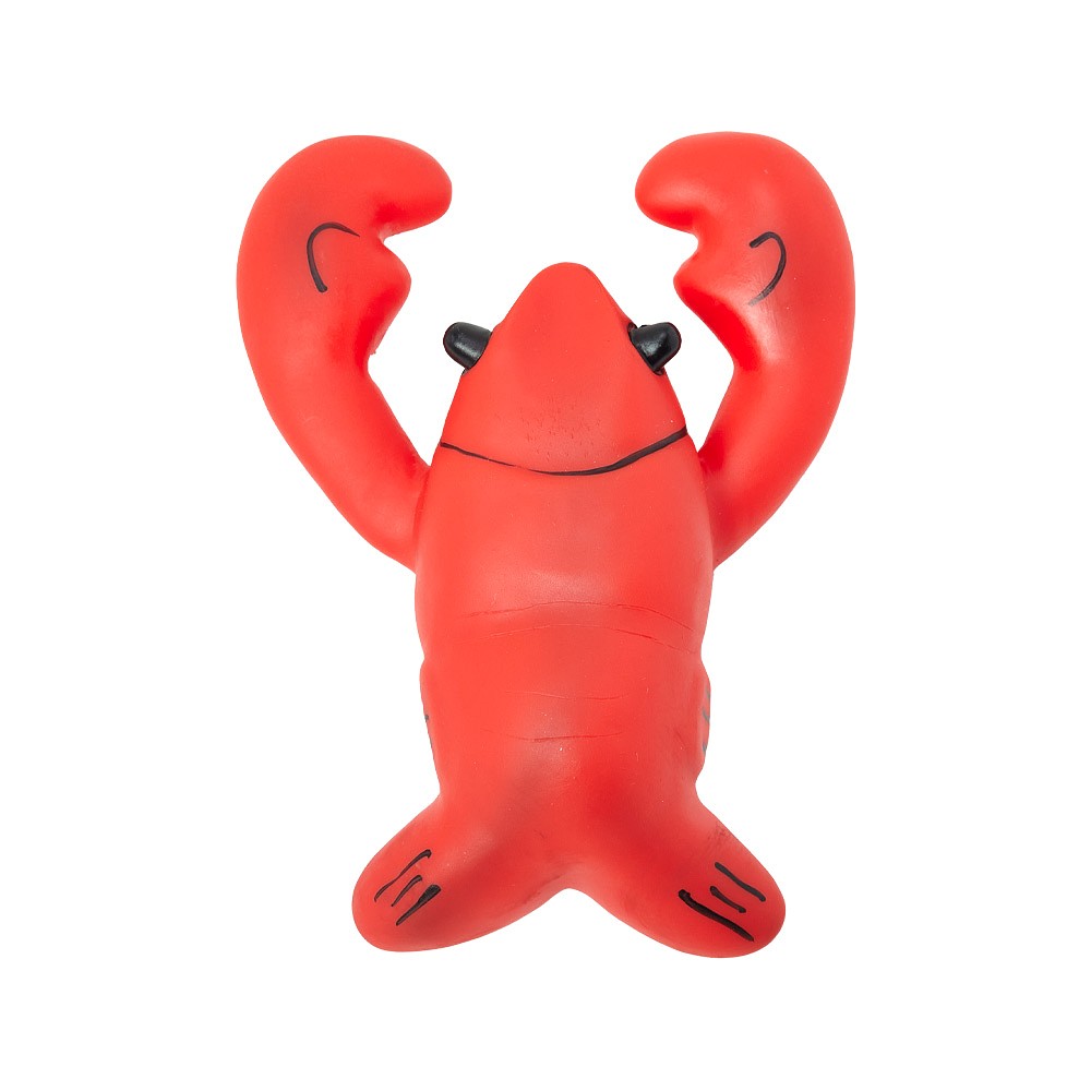 Brinquedo Chalesco para Cães Lagosta Vinil Vermelho