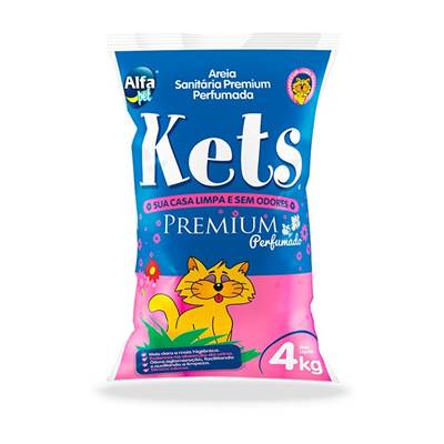 Areia Sanitária Floral Kets 4kg