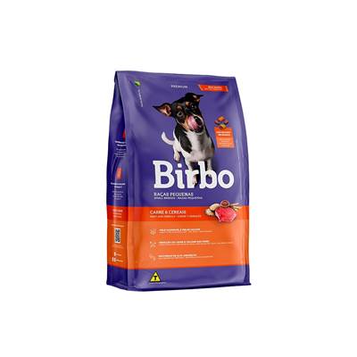 Ração Birbo para Cães Adultos Raças Pequenas Sabor Carne e Cereais 15kg