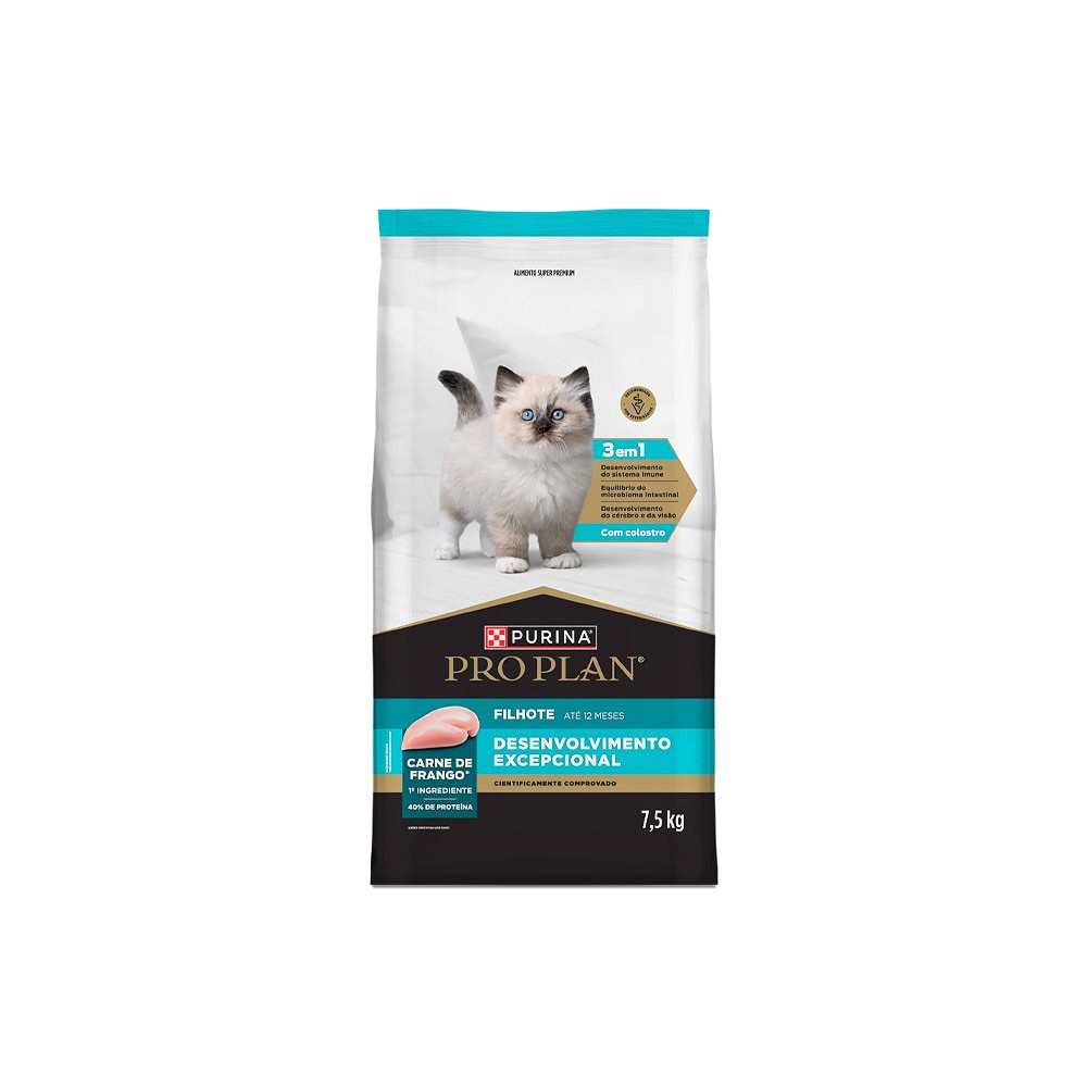 Ração Proplan Desenvolvimento Excepcional para Gatos Filhotes