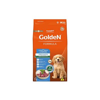 Ração Golden Fórmula para Cães Filhotes sabor Carne e Arroz 15kg