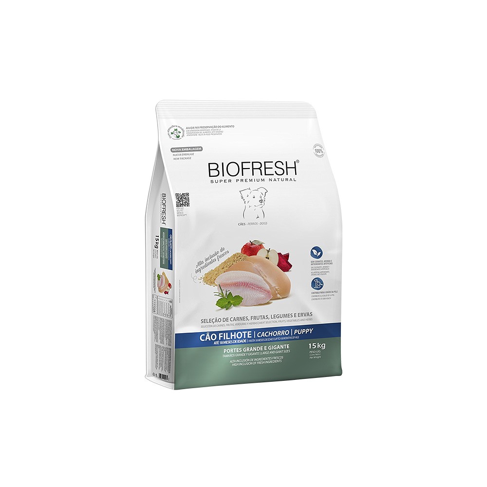 Ração Biofresh para Cães Filhotes de Raças Grandes