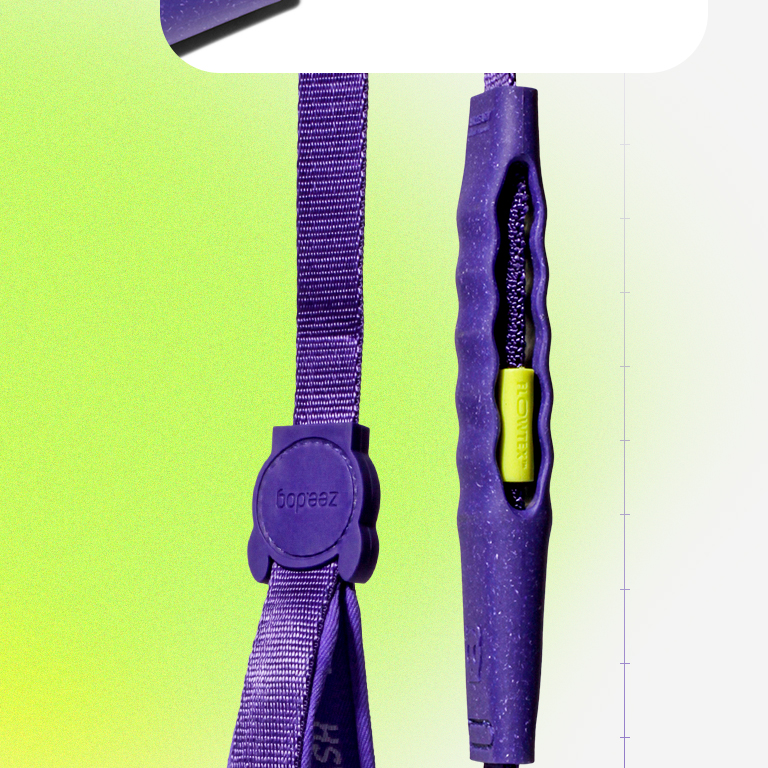 Guia Airleash para Cachorros Violet