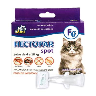 Hectopar Spot Fg para Gatos Acima de 4kg 1 unidade