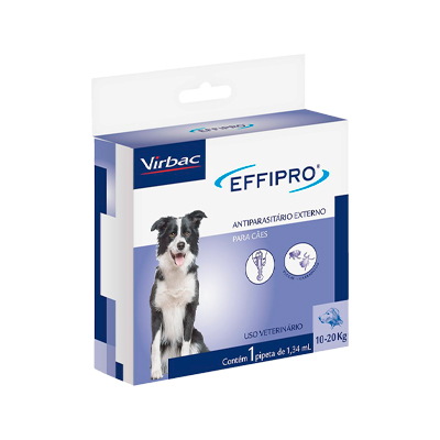 Antiparasitário Effipro para Cães de 10kg a 20kg 1 pipeta