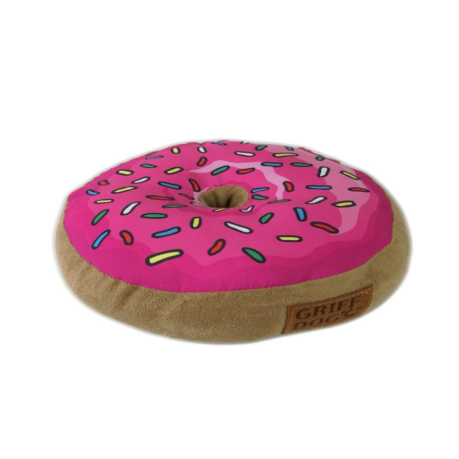 Almofada Griff Dog Donuts Rosa para Cães