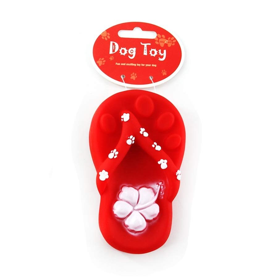 Brinquedo Pawspals Dog Toy Vinil Chinelo para Cães - Cores Sortidas