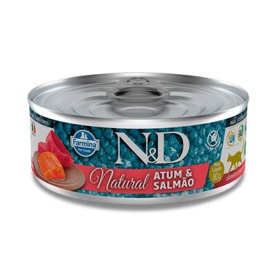 Ração N&D para Gatos sabor Atum com Salmão 70g