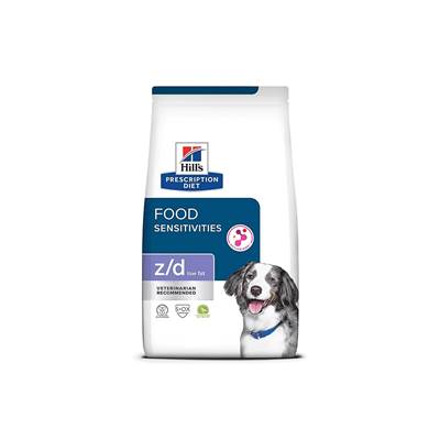 Ração Hill's Prescription Diet Z/D Baixa Gordura para Cães com Alergias Alimentares e da Pele 3,6kg