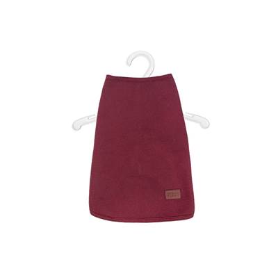 Casaco Urban Fleece Vinho para Cães e Gatos Tam 24