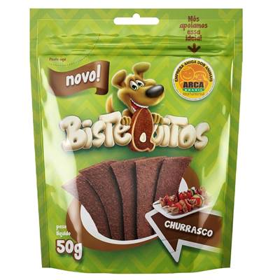 Snack Petitos para Cães Bistequitos sabor Churrasco 50g