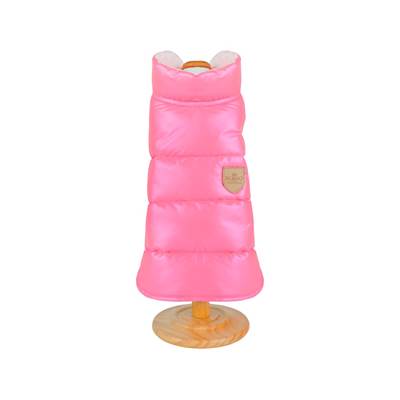 Jaqueta Bonito pra Cachorro Puffer Pink para Cães GG