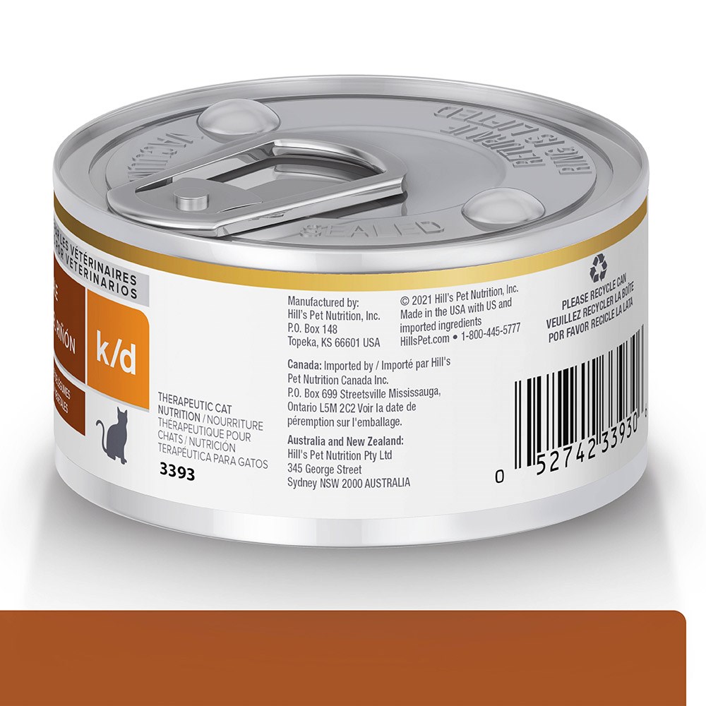 Ração Hill's Prescription Diet K/D para Gatos Adultos sabor Frango- Cuidado Renal