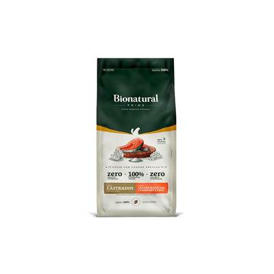 Ração Bionatural Prime para Gatos Castrados Salmão, Maracujá, Cranberry e Chia 20kg