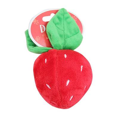 Brinquedo Pawspals Dog Toy Pelúcia Morango para Cães U