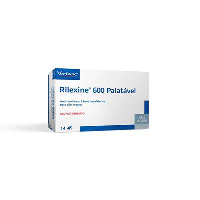 Antibiótico Rilexine Palatável 600mg 600mg