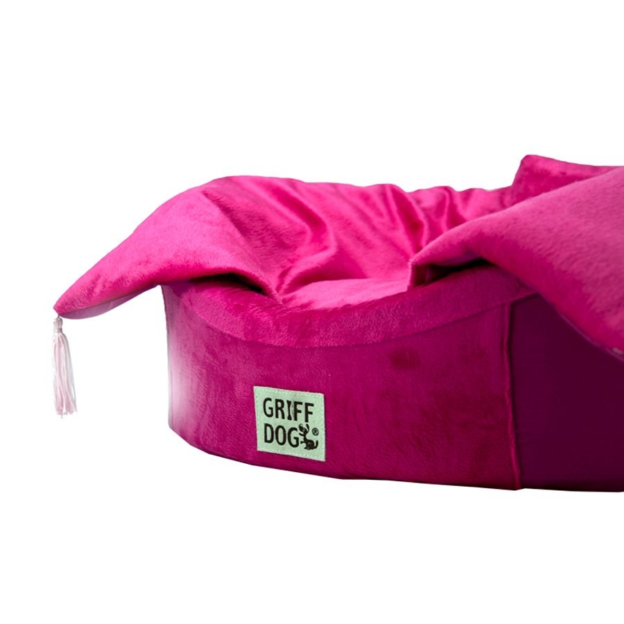 Cama Griff Dog para Cães Luxo Rosa