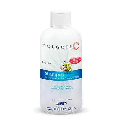 Shampoo Mundo Animal Pulgoff Anti-Pulgas e Carrapatos para Cães