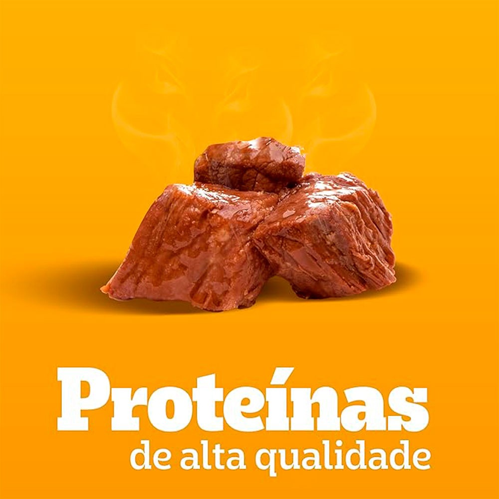 Ração Úmida Pedigree Sachê Carne ao Molho para Cães Adultos - Leve 12 e Pague 10