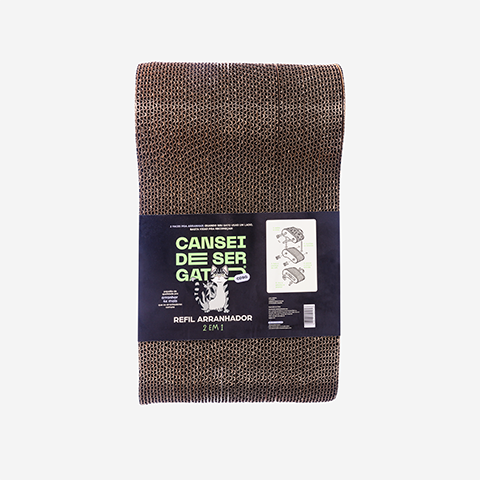 Refil Arranhador Cansei de Ser Gato 2 em 1 | Zee.Dog