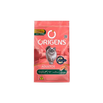 Ração Origens para Gatos Adultos Sabor Salmão 3kg
